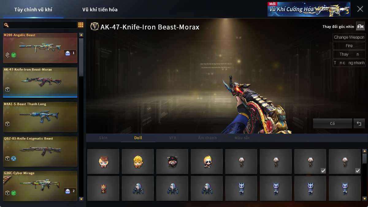 shop acc cf uy tin gia re